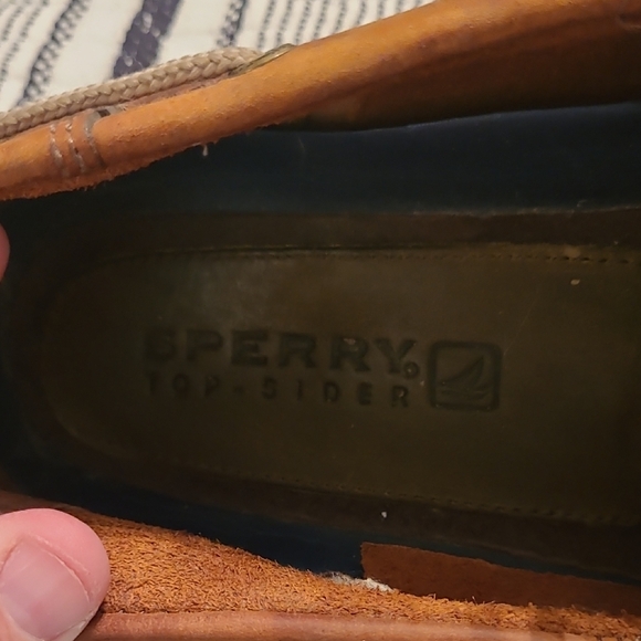 Sperry Brown and Tan Boat Shoes - Picture 2 of 11